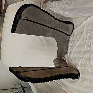 Boots - suede gray